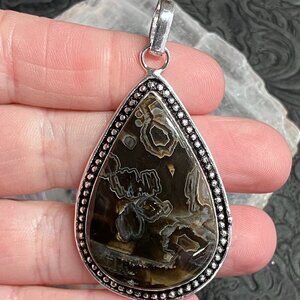 Stick Agate Pendant Stone Crystal Jewelry
